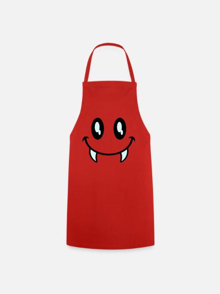 kleines monster smiley - Kochschürze - Rot
