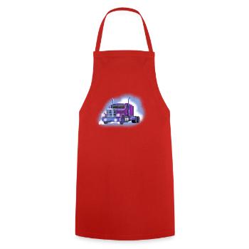 truck - Tablier de cuisine - rouge - Devant - AI Model Male 185 dark (185cm)