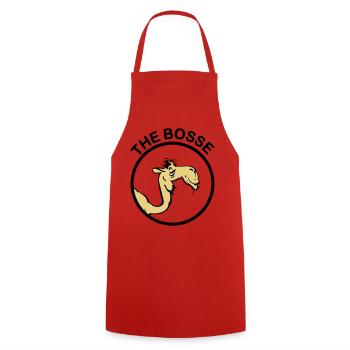 The Bosse II - Tablier de cuisine - rouge - Devant - AI Model Male 185 dark (185cm)