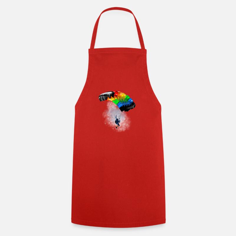 parachute - Cooking Apron - red