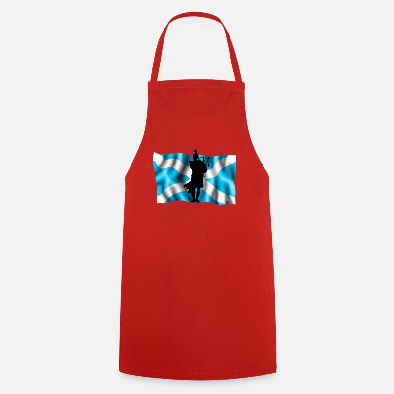 ecosse - Tablier de cuisine - rouge