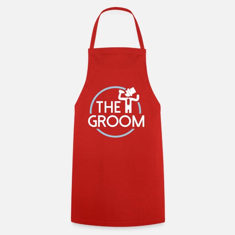 Groom - Cooking Apron - red