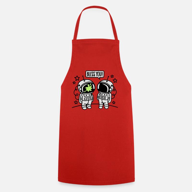Bless you! - Cooking Apron - red