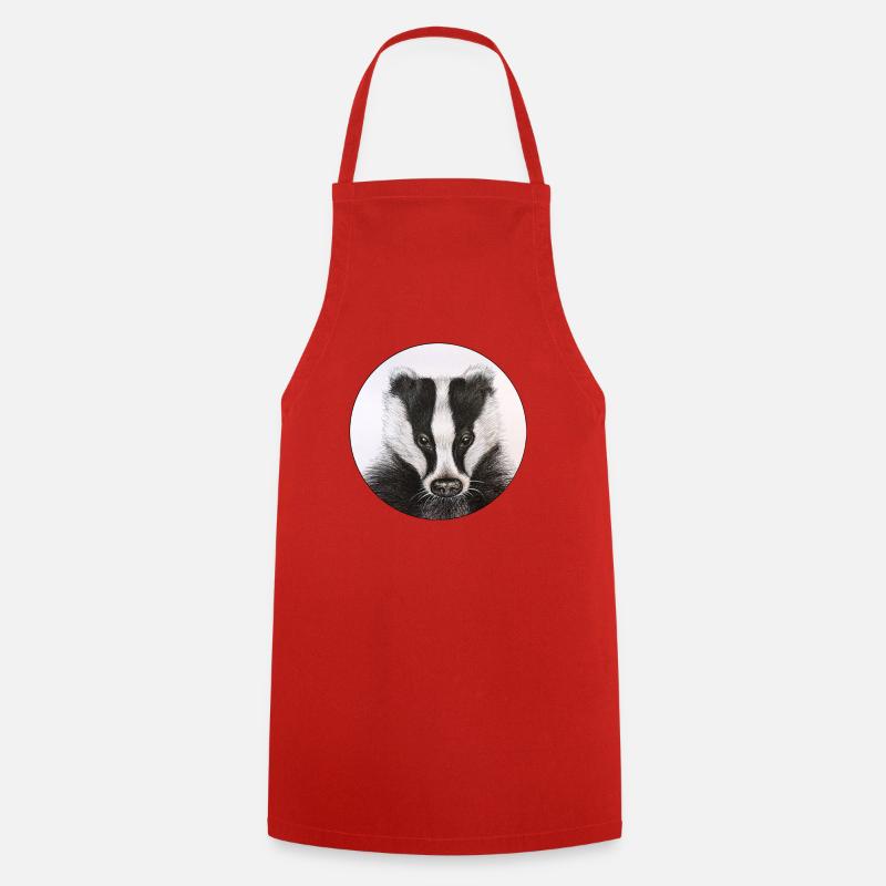Badger /Badger - Cooking Apron - red