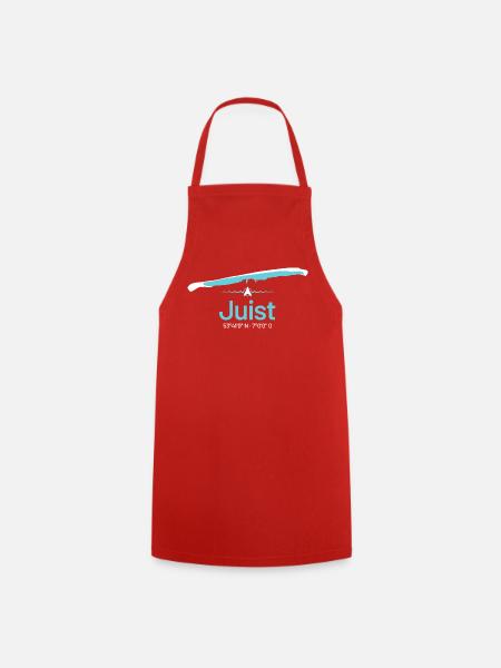Juist | Design-Landkarte - Kochschürze - Rot