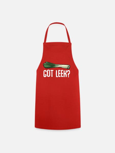 GOT LEEK? - Kochschürze - Rot