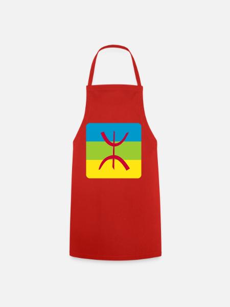 berber flagge aufkleber amazigh ref - Kochschürze - Rot
