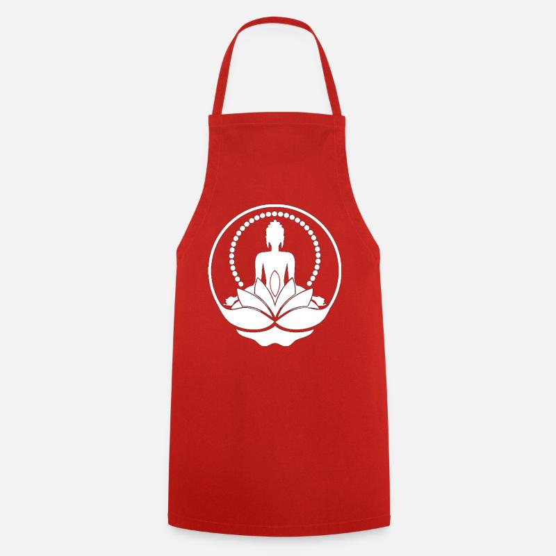 Bouddha - Tablier de cuisine - rouge