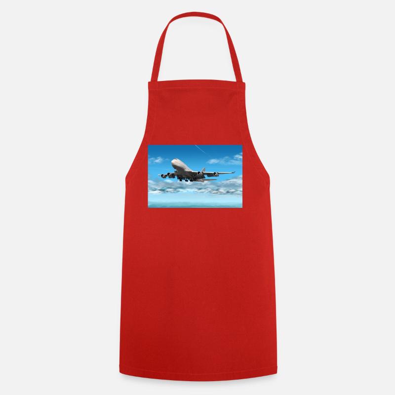 747 - Tablier de cuisine - rouge