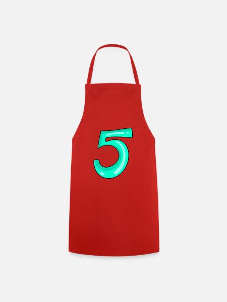 5 - Kochschürze - Rot