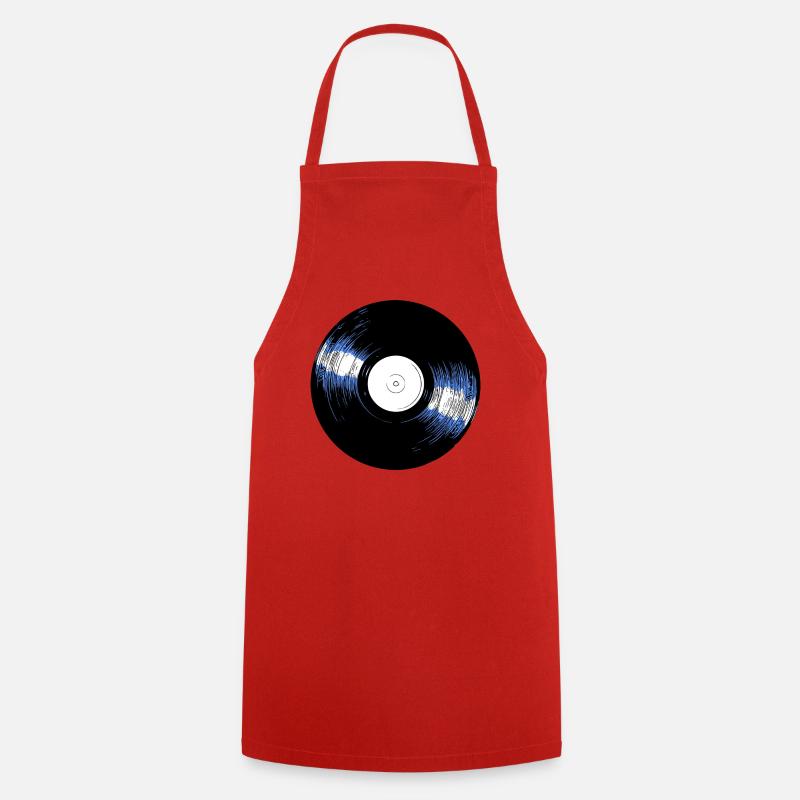 Vinyle - Tablier de cuisine - rouge