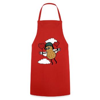 Peanut Kids Fantasy Flying Toddler Pilot - Cooking Apron - red - Front - AI Model Male 185 dark (185cm)