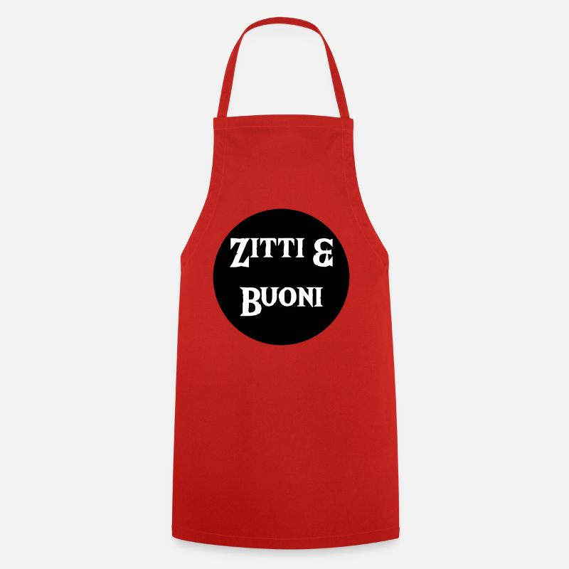 Zitti & Buoni - Cooking Apron - red