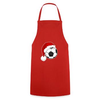 Christmas Football players football fans - Cooking Apron - red - Front - AI Model Male 185 dark (185cm)