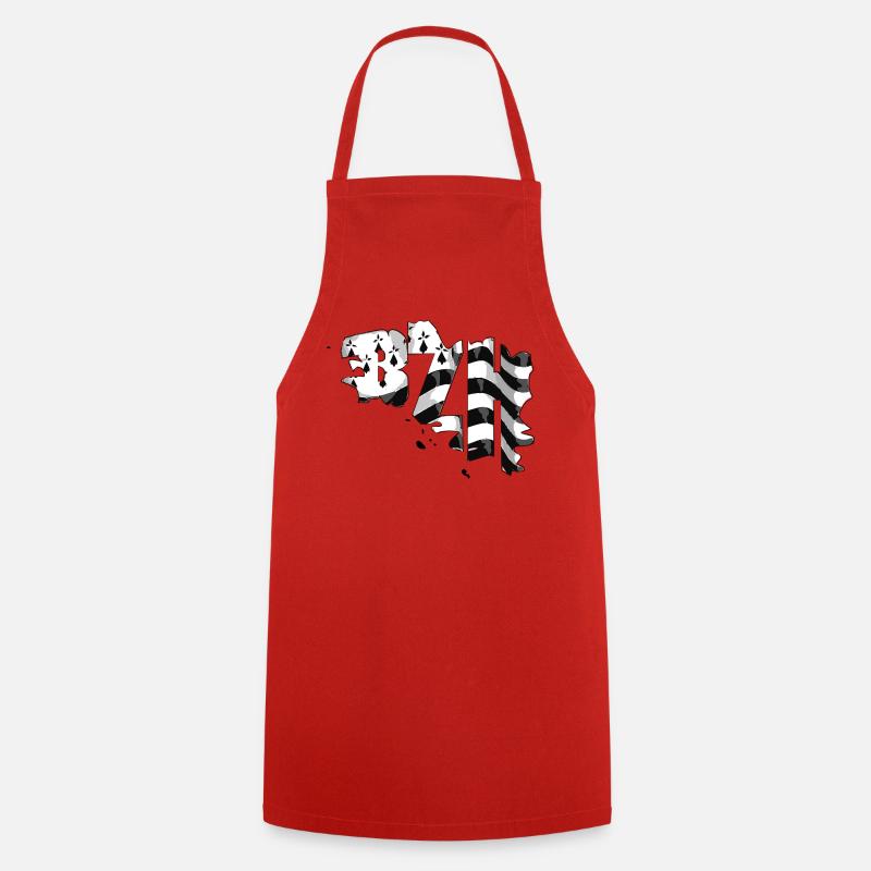 Bretagne - Tablier de cuisine - rouge