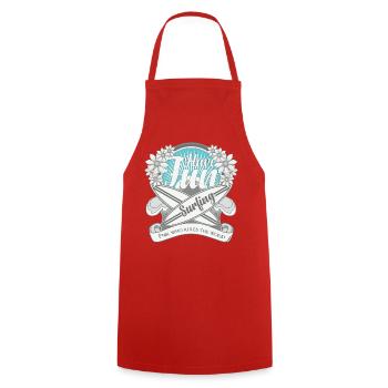 SURF, SURF - Tablier de cuisine - rouge - Devant - AI Model Male 185 dark (185cm)