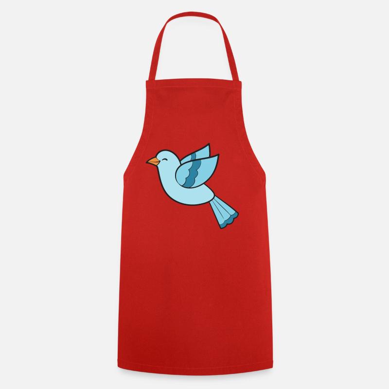 Bird Birds - Cooking Apron - red
