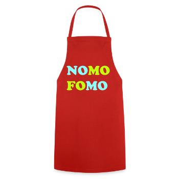 FOMO Peur de manquer quelque chose - Tablier de cuisine - rouge - Devant - AI Model Male 185 dark (185cm)