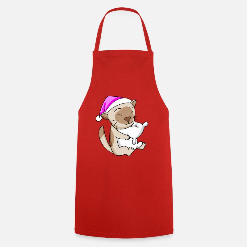 Cat Cat Breed Burmese Cat - Cooking Apron - red