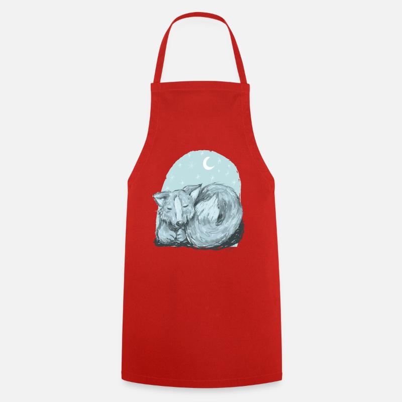 Vinja the she-wolf - Cooking Apron - red