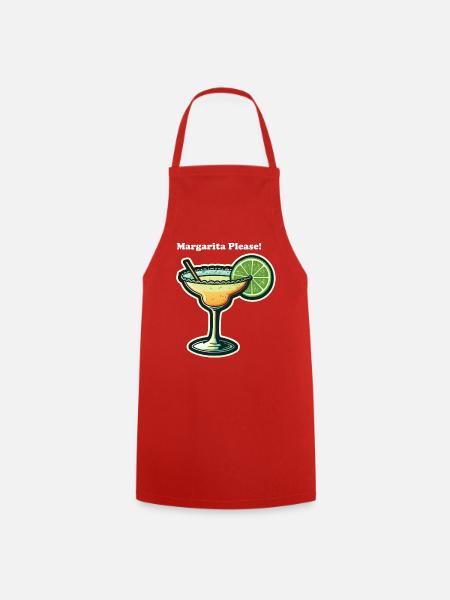 Margarita Please! - Kochschürze - Rot