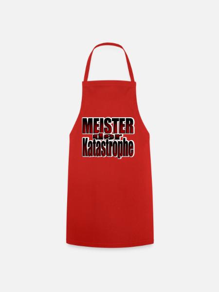 Meister der Katastrophe - Kochschürze - Rot