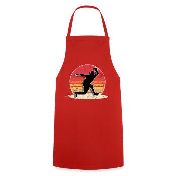 Table tennis - Cooking Apron - red - Front - AI Model Male 185 dark (185cm)