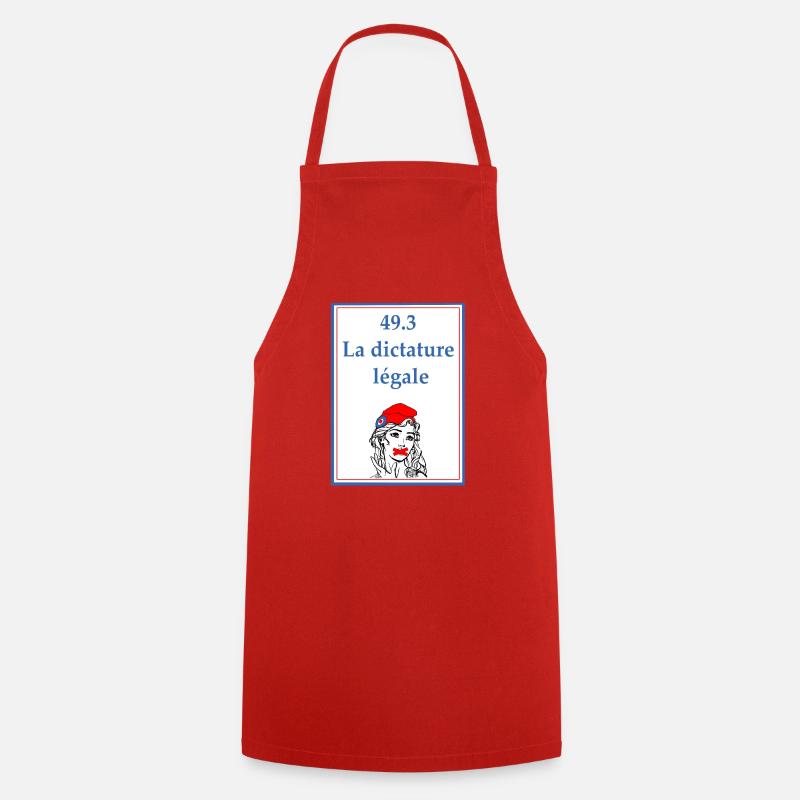 49.3 - Tablier de cuisine - rouge
