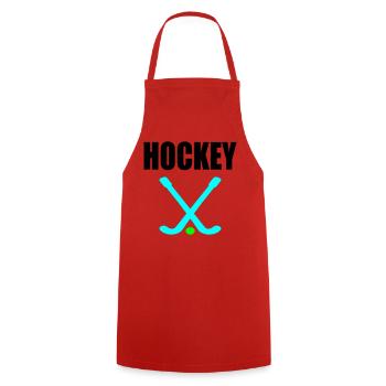 BALL SPORT HOCKEY - FIELD HOCKEY - Cooking Apron - red - Front - AI Model Male 185 dark (185cm)