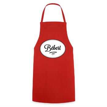Bébert - Cooking Apron - red - Front - AI Model Male 185 dark (185cm)