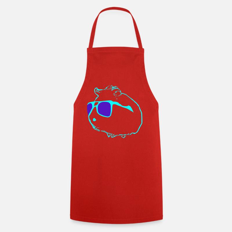 Cool guinea pig - Cooking Apron - red