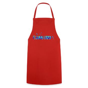 RANGIROA - Cooking Apron - red - Front - AI Model Male 185 dark (185cm)
