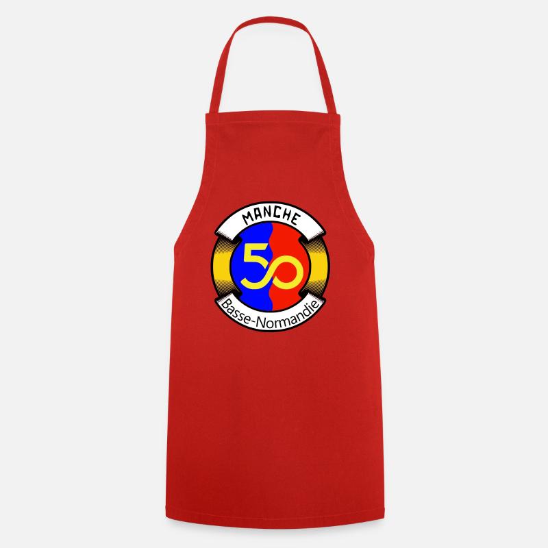 Manche - Tablier de cuisine - rouge