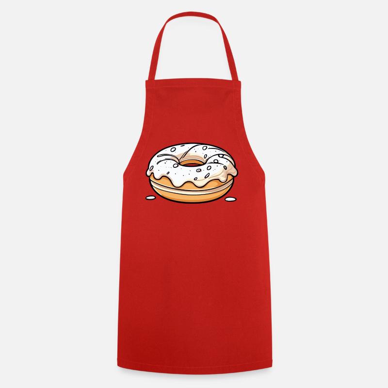 Beignet - Tablier de cuisine - rouge