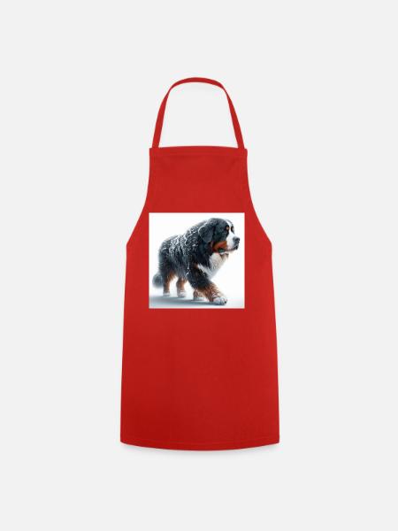 Berner Sennenhund - Kochschürze - Rot