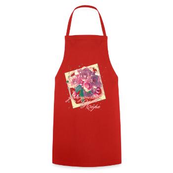 Give Yourself Hope Almond Blossoms - Cooking Apron - red - Front - AI Model Male 185 dark (185cm)