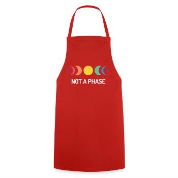 LGBT Pride Month - Keine Phase - Kochschürze - Rot - Vorne - AI Model Male 185 dark (185cm)