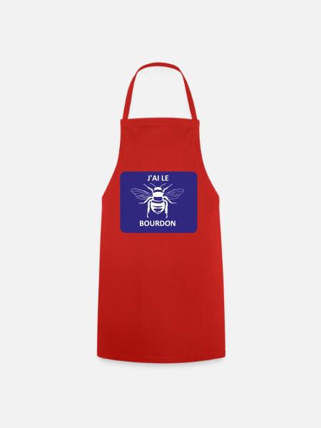Ich habe die Hummel - Kochschürze - Rot