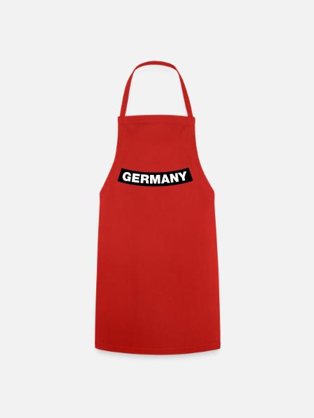 Germany Chapter Element (JGA MC-Rocker-Design) - Kochschürze - Rot