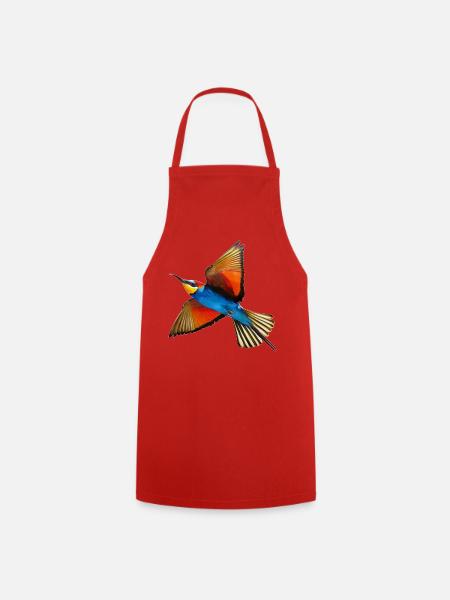 Bienenfresser-Vogel - Kochschürze - Rot
