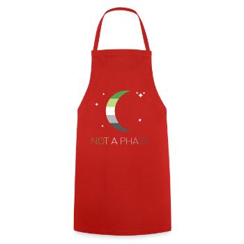 LGBTQ Pride Month - Keine Phase - Aromantic - Kochschürze - Rot - Vorne - AI Model Male 185 dark (185cm)