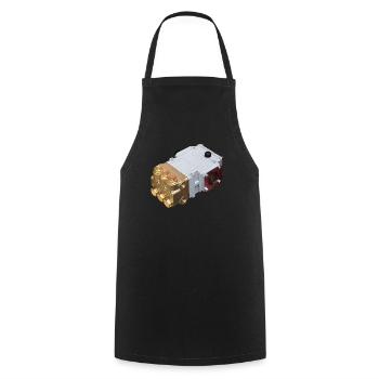NP10 - Tablier de cuisine - noir - Devant - AI Model Male 185 dark (185cm)
