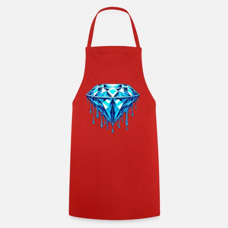Diamant - Tablier de cuisine - rouge