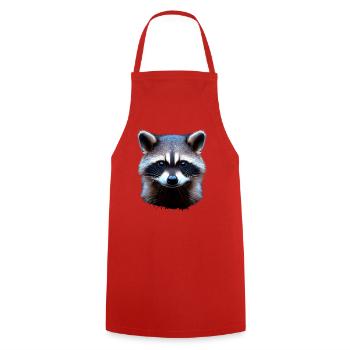 raton laveur raton laveur J’adore petit raton laveur mignon - Tablier de cuisine - rouge - Devant - AI Model Male 185 dark (185cm)