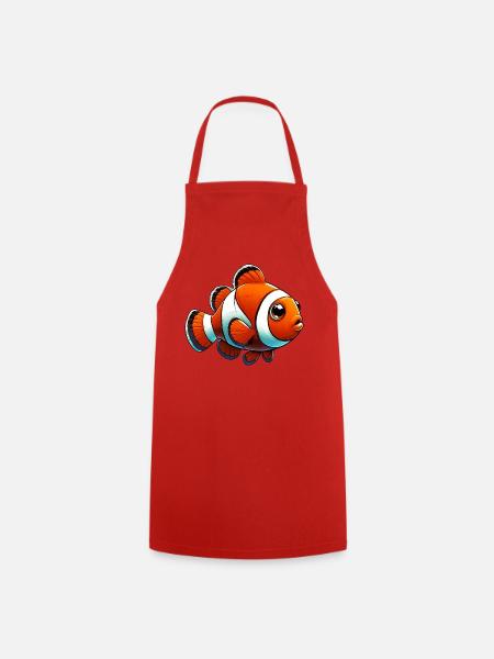 Clownfisch - Kochschürze - Rot