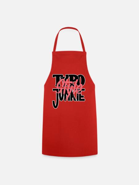 Typo Style Junkie - Kochschürze - Rot