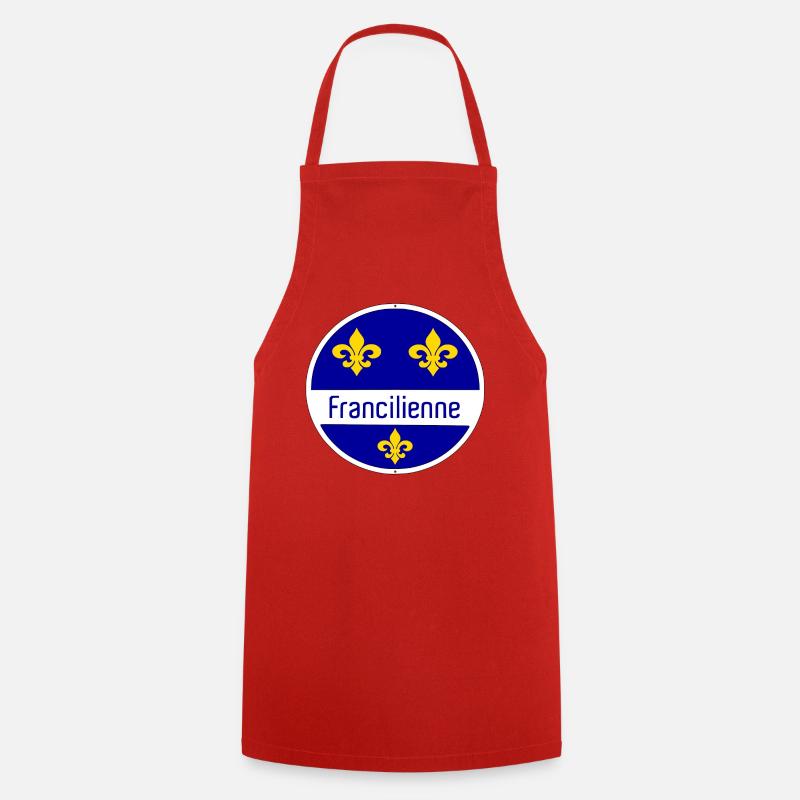 Francilienne - Tablier de cuisine - rouge