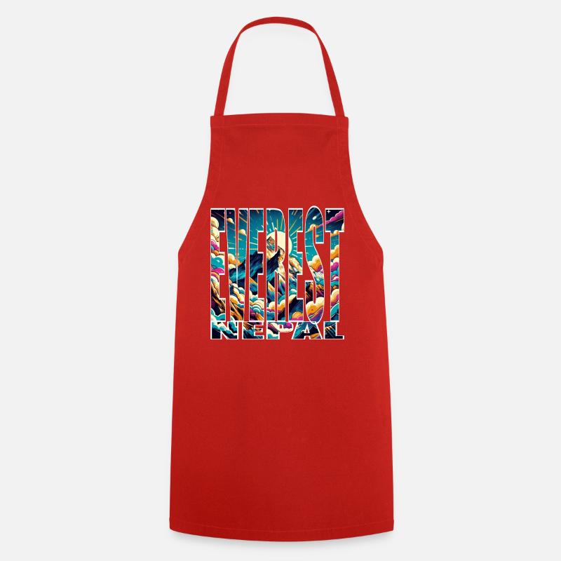EVEREST - Cooking Apron - red