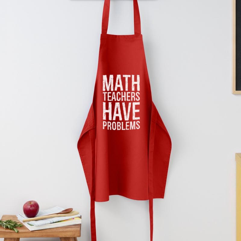 math teachers have problems Cooking Apron