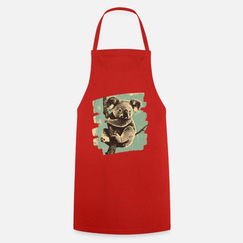 Koala - Tablier de cuisine - rouge